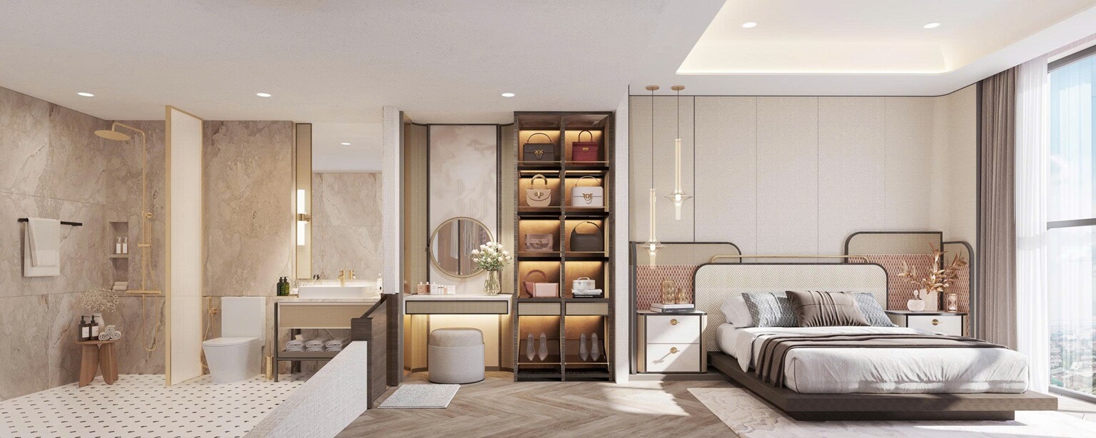 nội thất căn hộ northern emerald cổ linh long biên