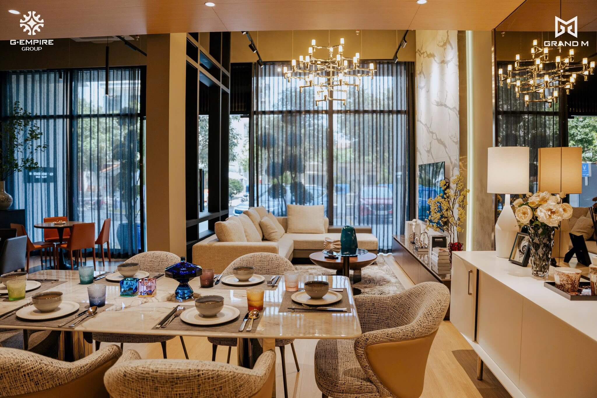 căn hộ mẫu northern emerald long biên